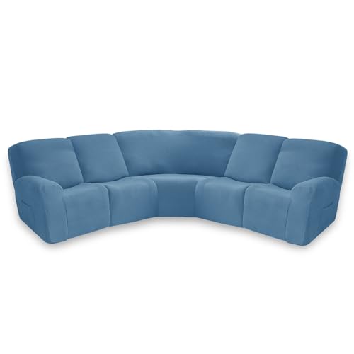 Housse de canapé pour rénover un canapé d'angle usé ou protéger un fauteuil