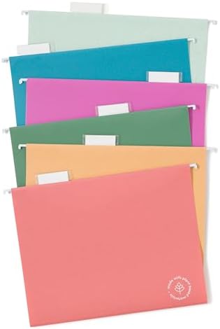 Amazon.com : U Brands U-Eco Poly Hanging File Folders, Set of 12 ...