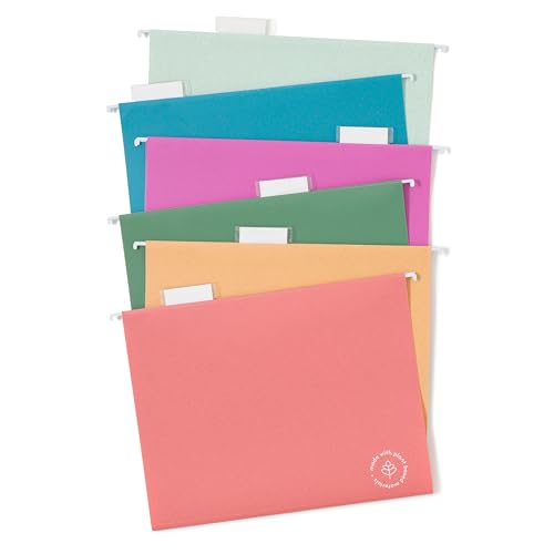 Dossiers suspendus en poly de couleur format lettre U-Eco pour tiroir de bureau