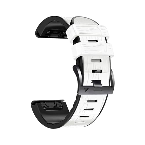 [PLYYQZM] 22/26mm VRU[Xgbv Bɍ Gar min Fenix 8 7 7X Pro 47mm 51mm/6 6X Pro Epix pANZT[ Xgoh ȒPtɓKp(Silicone Leather