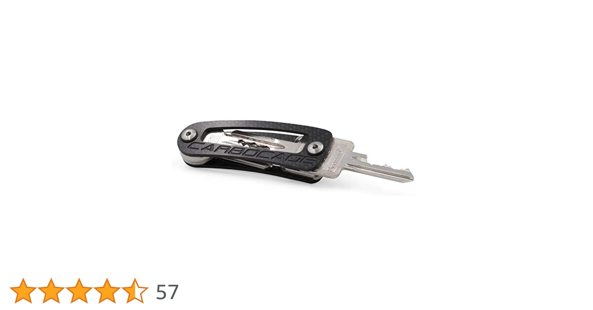 QUIETCARRY チタン　キーオーガナイザー The Shorty G2 Key Organizer (BB) - Titanium - Quiet Carry