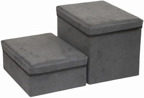 KOKUMON犬用階段 収納付き 2段 3段 小型犬用 ペット用階段 ベッド用 老犬 猫用 犬 子犬用 階段 ソファー用ステップ 可折?收?箱 犬用ステップ 小型犬用はしご ペット階段