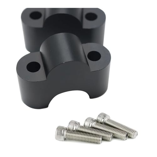 Abrazadera de manillar para motocicleta SRT 900SX con elevador de aluminio negro 5