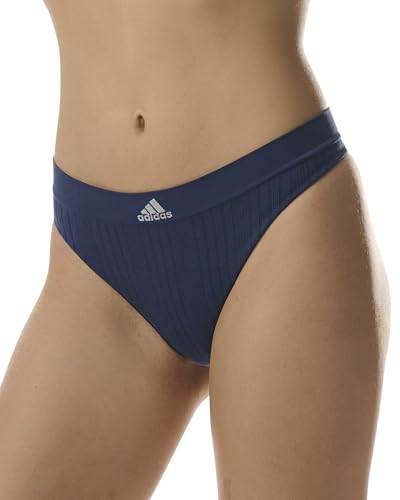 Image of adidas womens Seamless Thong Underwear 3-pack