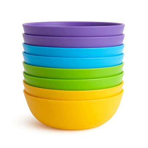 Munchkin Multi Toddler Bowls, Pack of 8