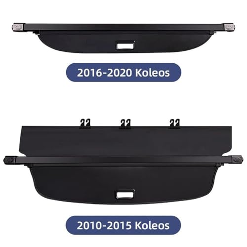 Cubierta de carga retráctil para Koleos 2021 + en lona impermeable 7