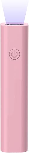 Mini luz UV para uñas de gel, lámpara de uñas LED UV pequeña portátil de mano, lámpara de curación flash, secado rápido para esmalte de uñas,