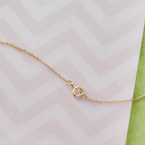 Ross-Simons 0.7mm 14kt Yellow Gold Rope-Chain Necklace4