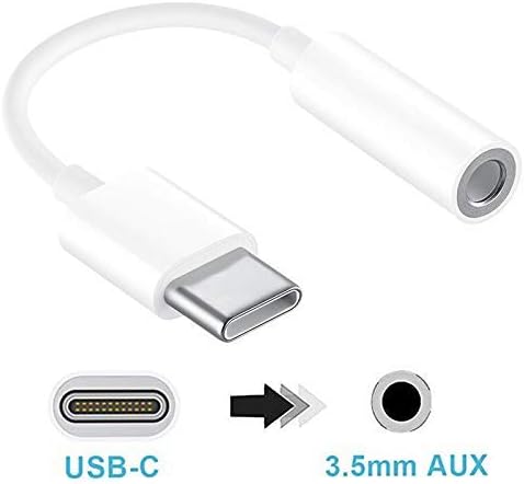 Joyguard Type C Audio Adapter,USB-C to 3.5mm Headphone Jack Adapter Type C to 3.5mm Adapter Audio Adapter Earphone Adapter for Xiaomi,Huawei,Moto