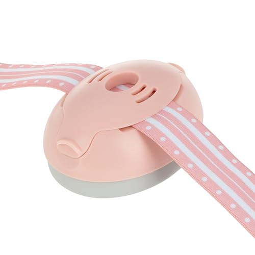 Cache-oreilles rose bébé pour protéger l'ouïe des bruits forts Nuby