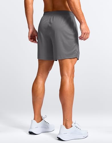 Image of G Gradual Men's Athletic Workout Shorts with Pockets 5 inch /7 inch /9 inch Lightweight Quick Dry Gym Basketball Running Shorts for Men