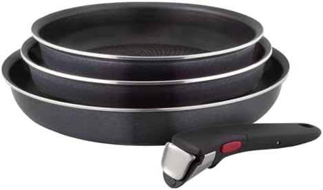 Tefal Ingenio Enjoy - Juego de 3 Sartenes 22/24/28 cm + Mango ext...