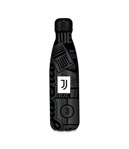 Seven Borraccia Juventus, Nero, 500 ml, Acciaio Inox, BPA free,