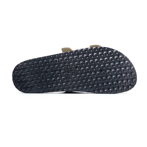 JOMIX Sandalen Dames met Verstelbare Dubbele Gesp Vrouwen Zomer Teenslippers voor Thuis Zwembad Strand - Image 5