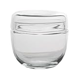 Veemoon Pot à Thé Verre Transparent avec Étanchéité Design Élégant et Compact Récipient de Rangement Polyvalent pour Thé Café et Épices Adapté Maison et Boutique