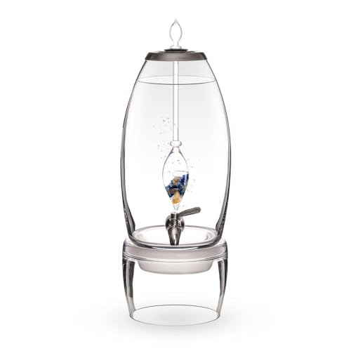 VitaJuwel Grande INSPIRATION | Crystal Water Dispenser with Lapis Lazuli & Rutilated Quartz