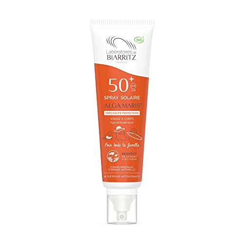 Les Laboratoires de Biarritz - Alga Maris® - Spray solaire SPF50+ Format Familial certifié Bio 150 ml