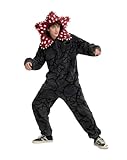 ANQKYO Mono Original Suave con Capucha, Pijama de Manga Larga Unisex para Adultos, Ropa de Dormir de Fantasía con Estampado de Monstruo, Disfraz Informal de Una Pieza
