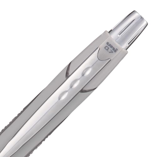 Image of Uni-Ball Jetstream RT Ballpoint Pen, Fine Point (0.7mm), Cloud Barrel, Black Ink, 6 Pens