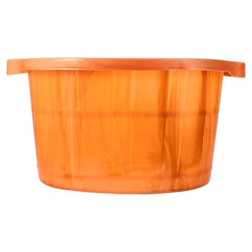 Bassin de bain de pieds au design délicat et grain de bois élégant