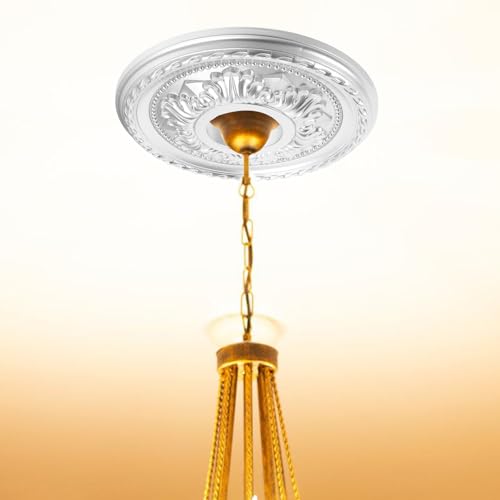 Disco decorativo de PU con acabado texturizado para techos de salones 6