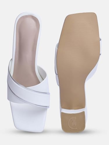 Image of Creattoes Women's Fashion Block Heel Sandals - Stylish & Comfortable Slip-On Heels - CR01