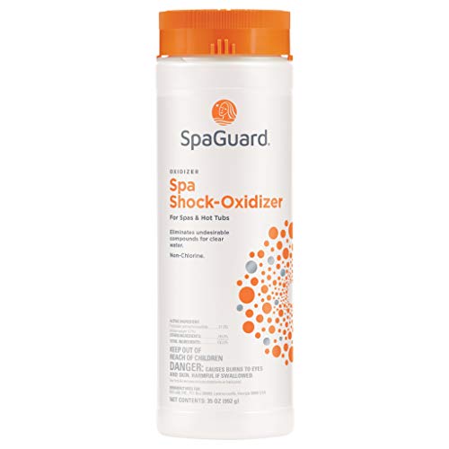 Image of SpaGuard Spa Shock Oxidizer for Spas & Hot Tubs, 35 oz, Single, Non-Chlorine Oxidizer, Easy to Use, Quick-Dissolving Shock Treatment