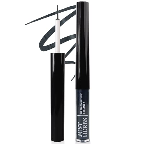 Just Herbs Eyeliner Waterproof and Smudge Proof & Just Herbs Retractable 2 in 1 Herbal Eyeliner + Kajal with Almond Oil & Just Herbs Luxury Scent Long Lasting Silk & Spice... - Image 2