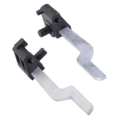 Image of A Pair Top Lock Latch Lever Repair Kit RH LH Replacement for E46 325Ci 330Ci M3 2000-2006 Convertible Models Only Left and Right (silver black)