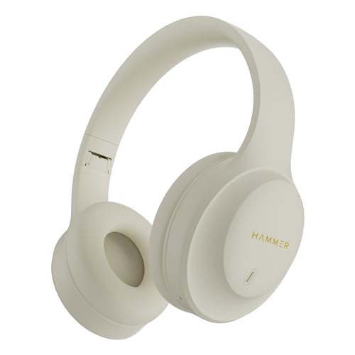 HAMMER Store HAMMER Vibe ENC Bluetooth Headphones, Beige - Image 2