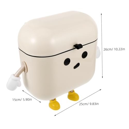 Caneca de basura colgante para cocina beige miniatura 7