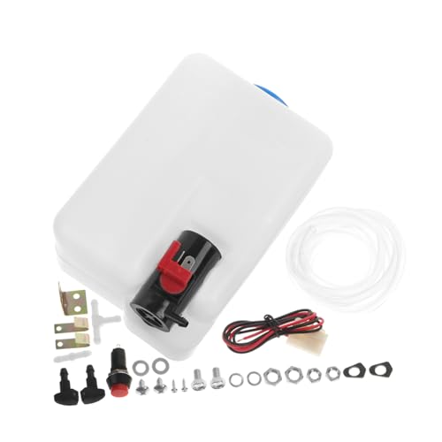 GLEAVI 1 Set Car Cleaning Kit Windshield Cleaning Hose Windshield Washer Reservoir Automotive Replacement Windshield Washer Hoses Windshield Washer Pump Reservoir Windshield Wiper Hose