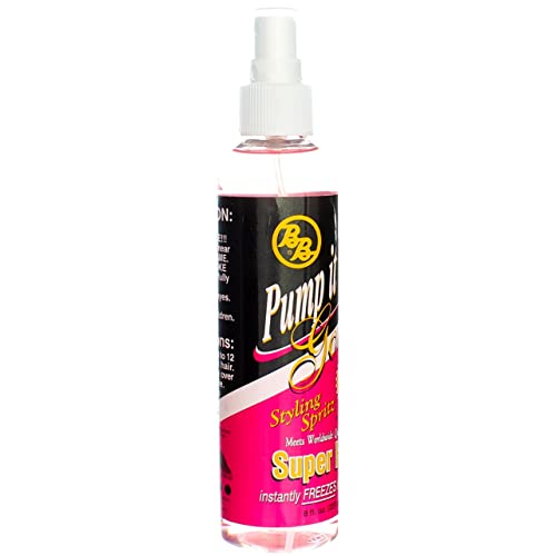 Bronner Brothers Pump It Up Spritz Gold Super Hold, 8 oz Pack de 5 miniatura 2