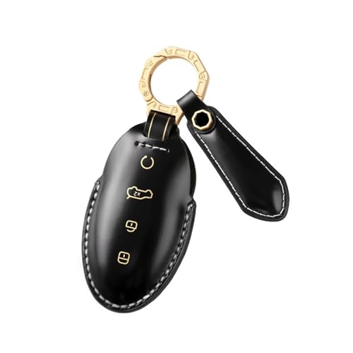 Funda para llave compatible con BYD Yangwang U8 en cuero auténtico diario 6