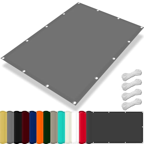 Filet d'ombrage gris clair extérieur imperméable et résistant - 2