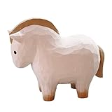 Klassisches Design: Zeitlose weiße Pferdepose, die Freiheit und Adel symbolisiert. Kleine Maße: 7 cm hoch x 8 cm lang. Ideal für kleine Räume. Vielseitige Dekoration: Passt zu rustikalen Inneneinrichtungen im Bauernhaus oder Reitsport – **Hochwertige Verarbeitung: ** Glatte Oberfläche mit sorgfältiger Aufmerksamkeit auf anatomische Details