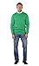 SoCal Look Men's Sweater Crew Neck Long Sleeve Acrylic Pullover Green, 5XL