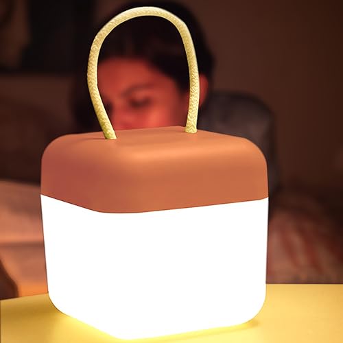 Lámpara portátil para niños recargable rosa