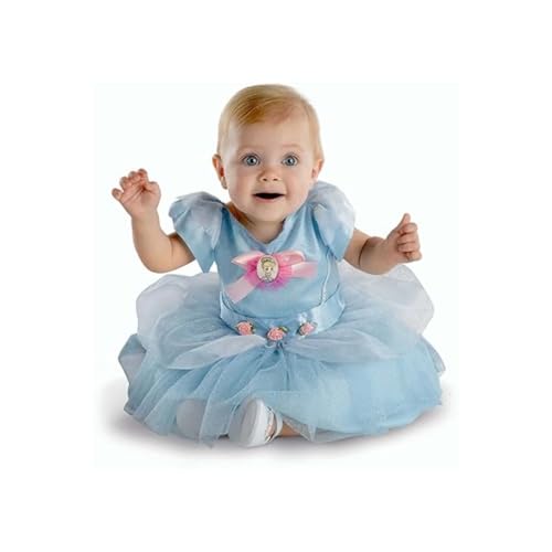 Disguise   Disfraz Cenicienta para Bebés   Talla 6 a 12 Meses   Licencia Oficial Disney