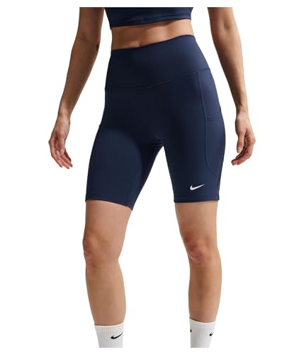 Image of Nike Women's One High-Waisted 8 inch Bike Shorts With Pockets