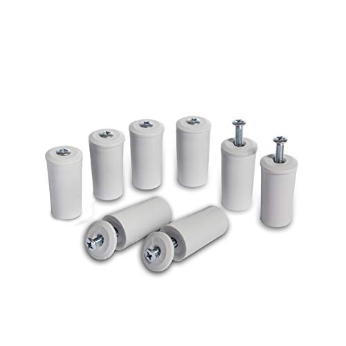 8 x Anschlagstopper für Rollladen Anschlagstopfen Rolladenstopper 40 mm grau