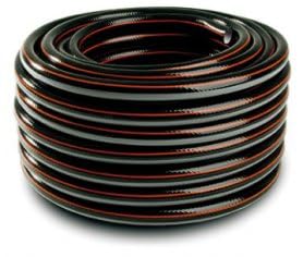 1/2- Super Strong 4 Layer Garden Black Hose Pipe Reel Reinforced Carbon15-50m (50)