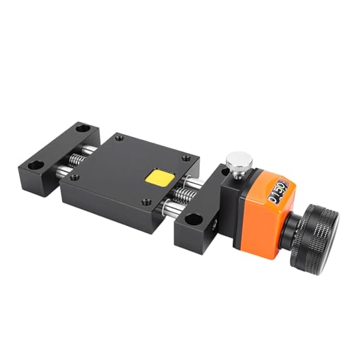 Asixxsix Manueller Lineartisch, 0,30 Mm Hub, Digitalanzeige, Doppelschienen-Linearmodul, Digitalanzeige-Lineartisch mit Präziser Positionierung für die Automatisierung von CNC-Laborgeräten