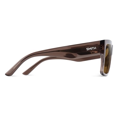 Image of SMITH Lineup Sunglasses with Chromapop Lenses - Polarized Sunglasses - for Men & Women - Rosewood Crystal ChromaPop Polarized Brown