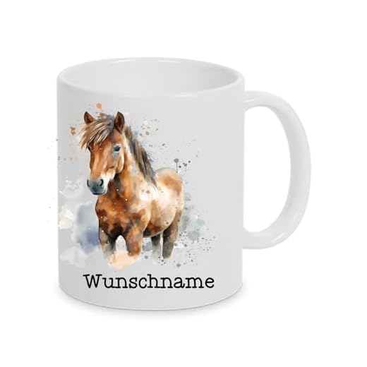 Personalisierte Tasse für Pferdefans