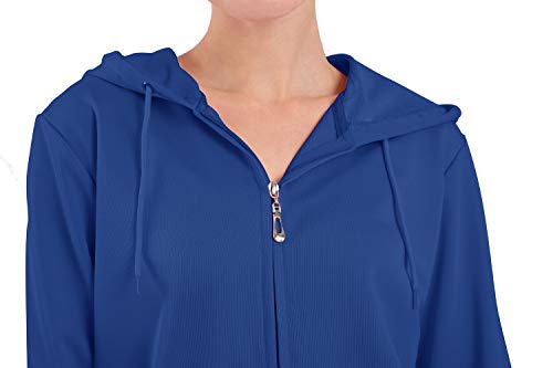 Leehanton Sweatsuit Lounge Jogger Set Athletic Zip Up Hoodies Jacket And Sweatpants 2 Pieces Outfit Royal Blue Large #TOP4