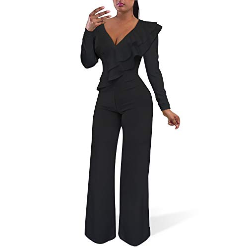 Cosics Black Jumpsuits for Women Club 
