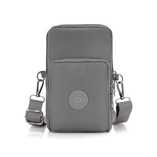 Image of JI Crossbody Phone Bag for Women Mini Wallet Bags with Adjustable Shoulder Strap Wallet Clutch Bag for Girls Zipper Phone Pouch Handbag