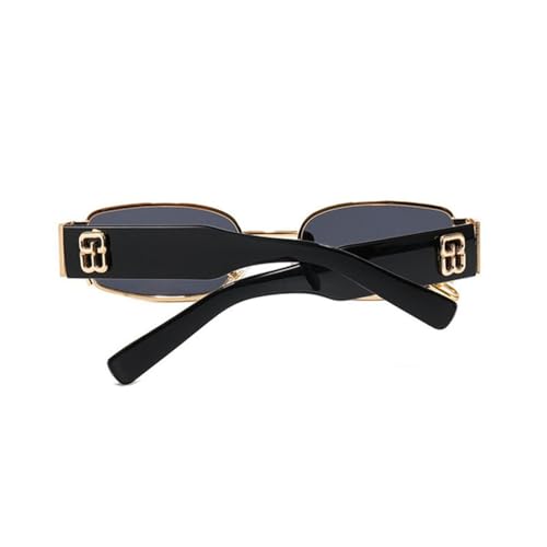 Vintage Sunglasses Metal Ring Women's Sun Glasses Shades for Men UV4003