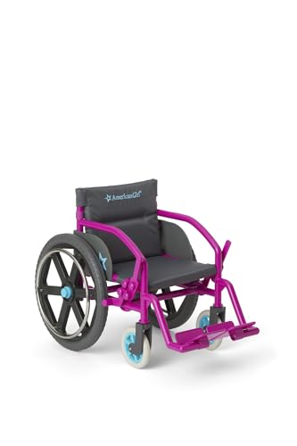 American Girl 18-inch Doll Ultralight Working Wheelchair with Padded Seat and Fabric Bag, for Ages 6+